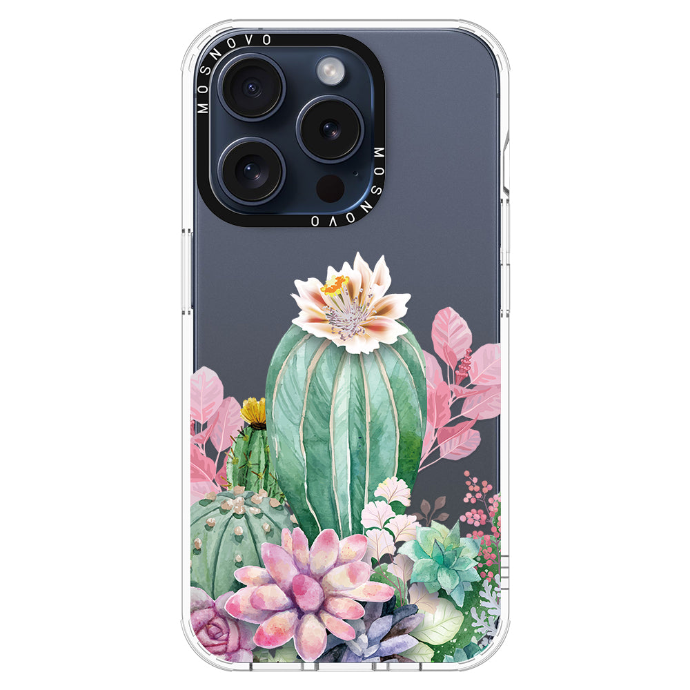 Cactaceae Phone Case - iPhone 15 Pro Case - MOSNOVO