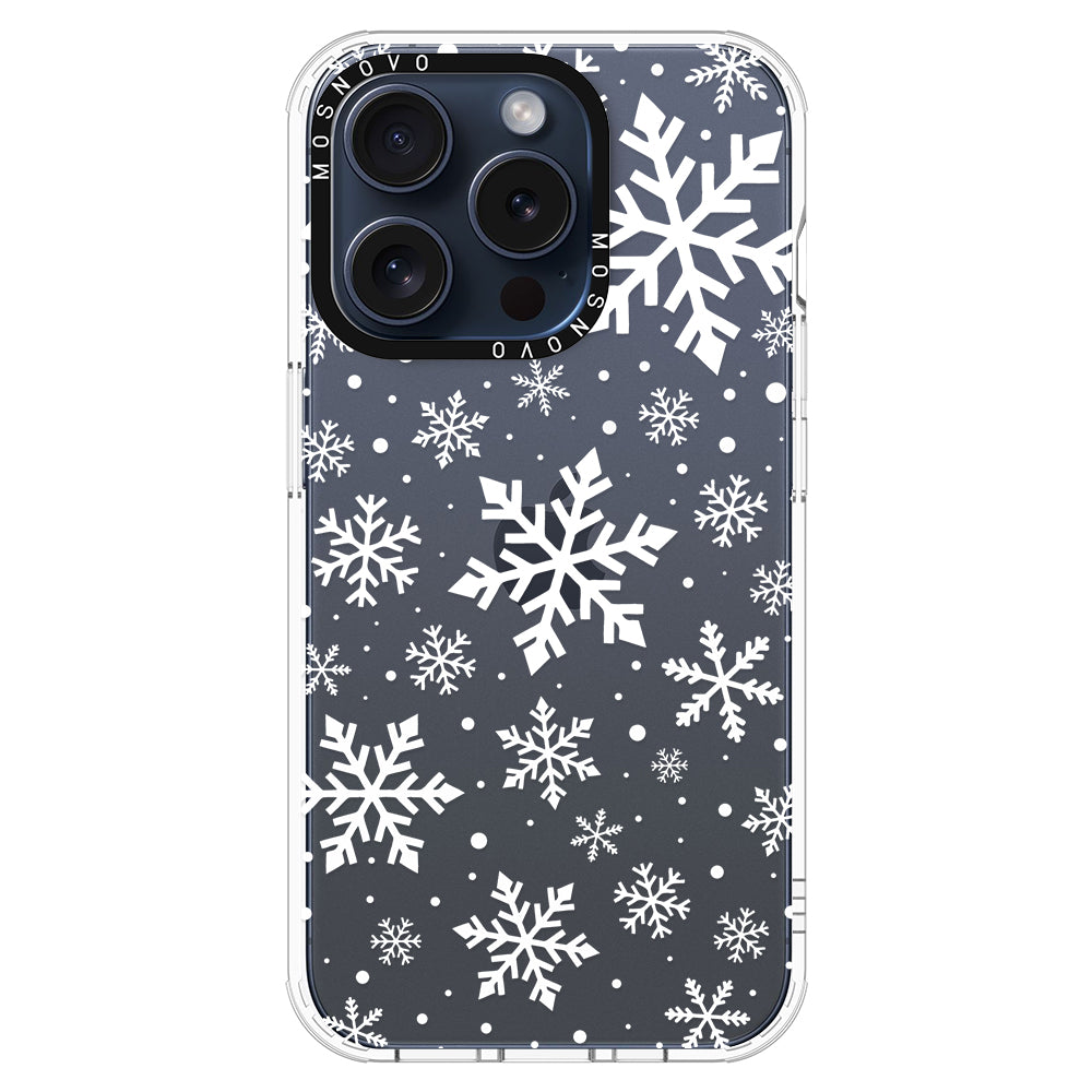 Snowflake Phone Case - iPhone 15 Pro Case - MOSNOVO