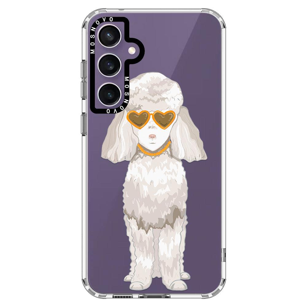 Elegant Poodle Phone Case - Samsung Galaxy S23 FE Case