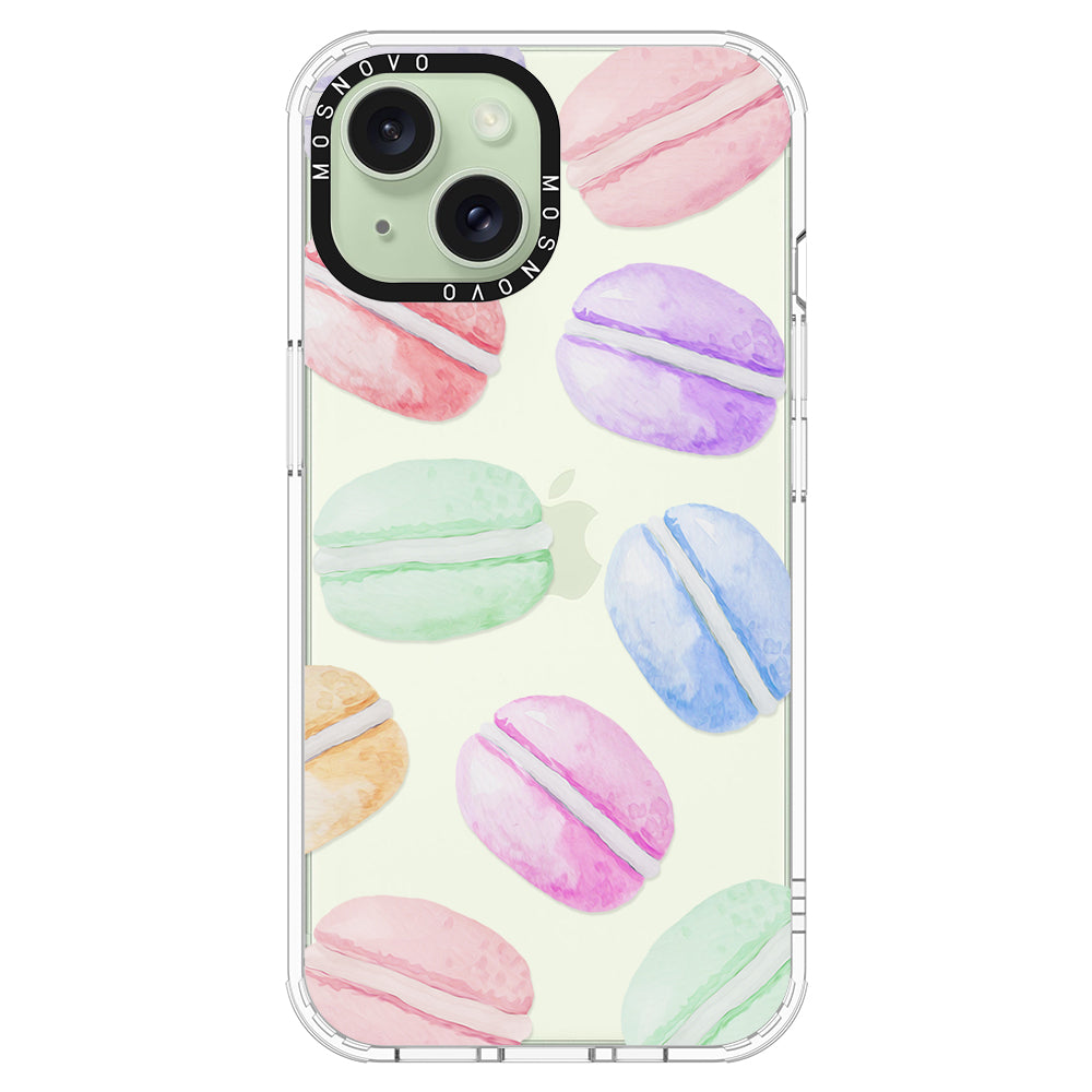 Pastel Macaron Phone Case - iPhone 15 Case - MOSNOVO