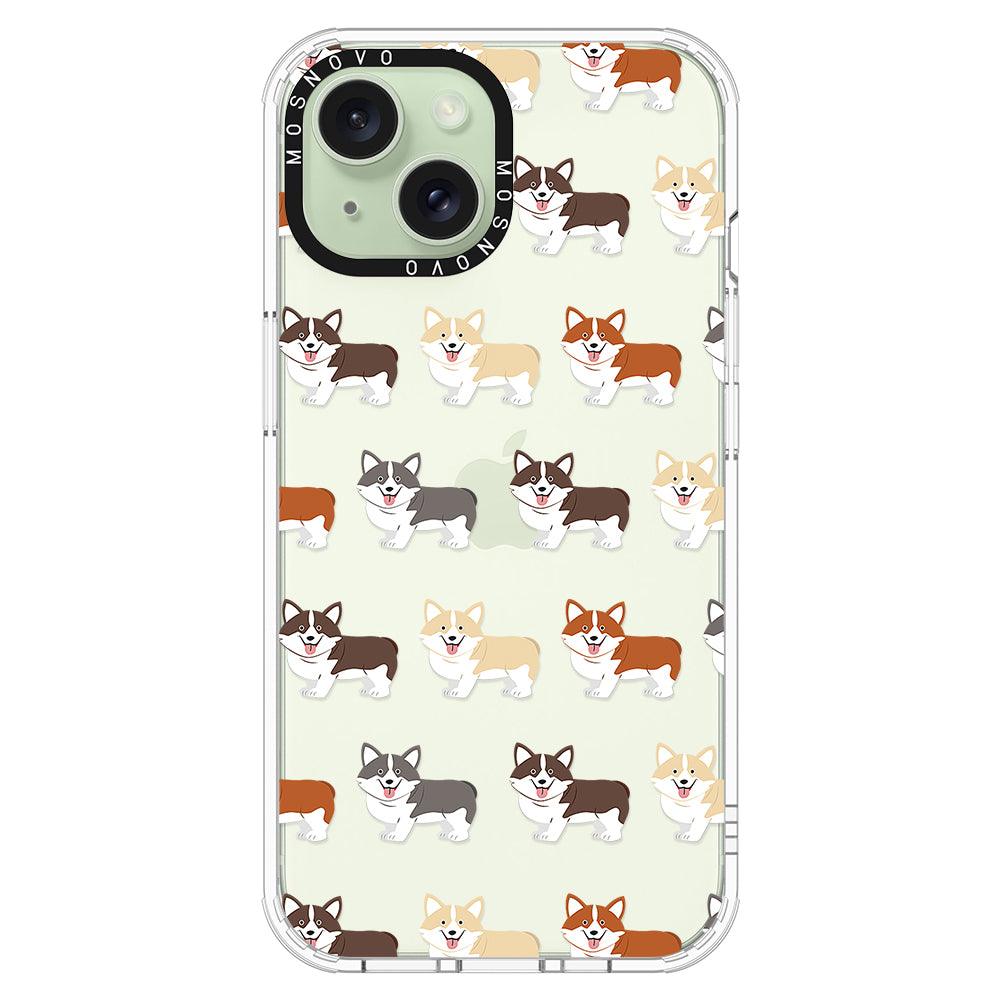 Cute Corgi Phone Case - iPhone 15 Plus Case - MOSNOVO