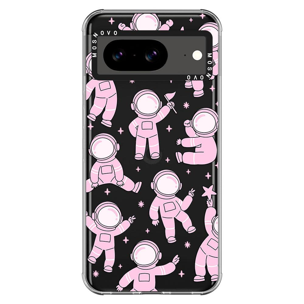 Pink Astronaut Phone Case - Google Pixel 8 Case