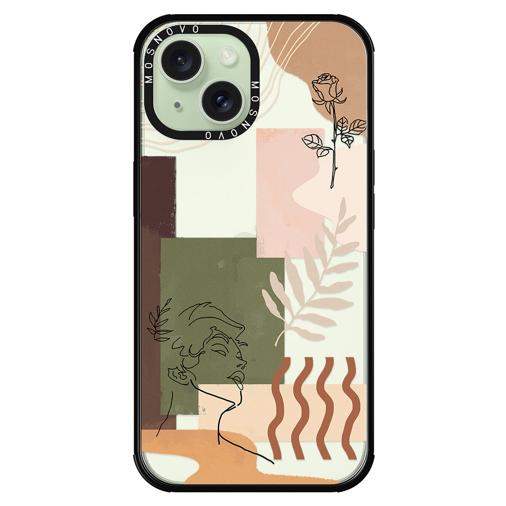 Modern Art Phone Case - iPhone 15 Plus Case - MOSNOVO