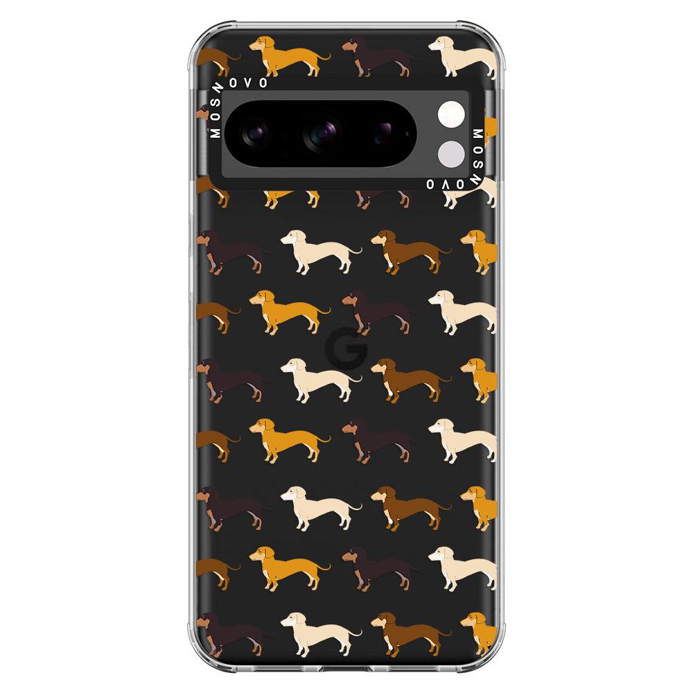 Cute Dachshund Phone Case - Google Pixel 8 Pro Case - MOSNOVO