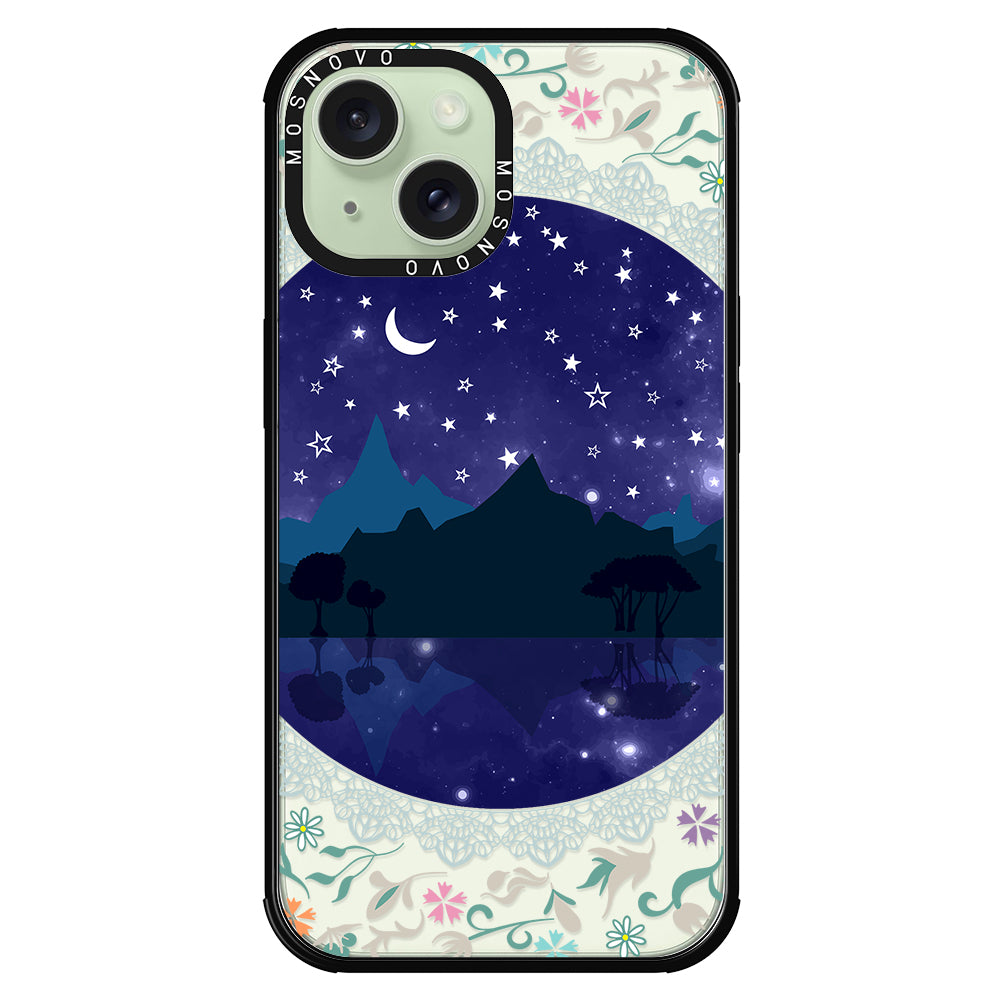 Night Scene Phone Case - iPhone 15 Case Black