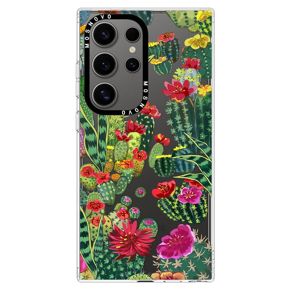 Cactus Garden Phone Case - Samsung Galaxy S24 Ultra Case - MOSNOVO