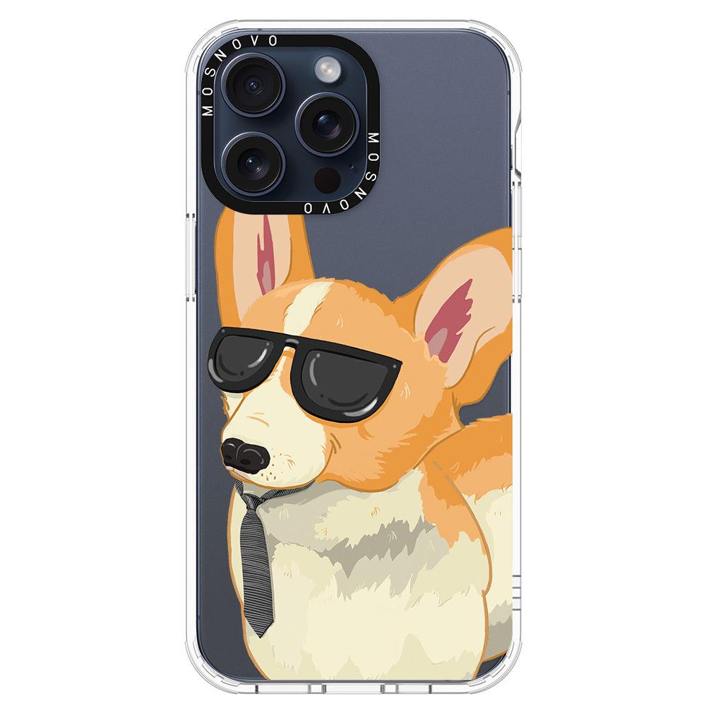 Fluffy Corgi Phone Case - iPhone 15 Pro Max Case - MOSNOVO