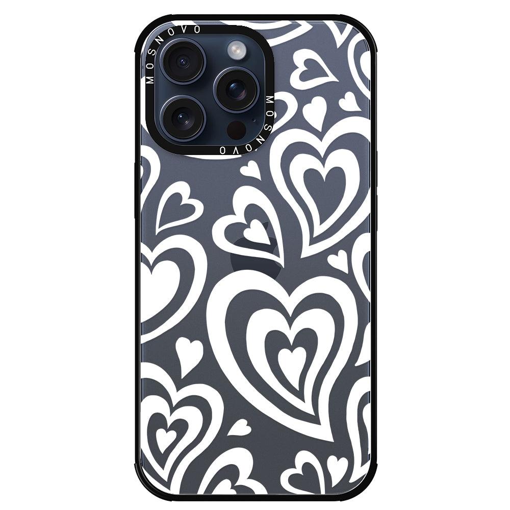 Twist Heart Phone Case - iPhone 15 Pro Max Case - MOSNOVO