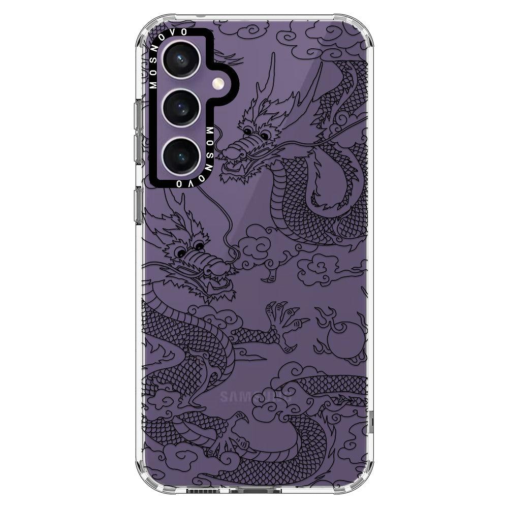 Black Dragon Phone Case - Samsung Galaxy S23 FE Case