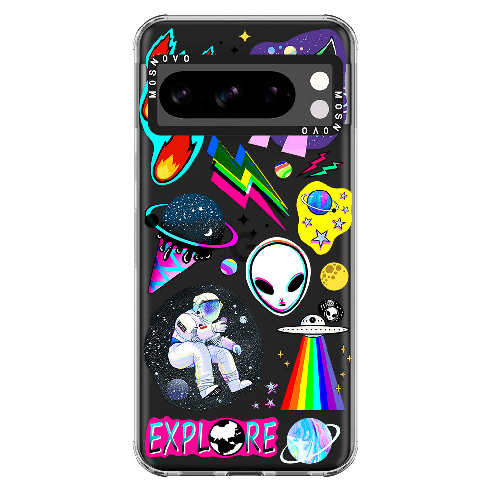 Sci-Fi Stickers Phone Case - Google Pixel 8 Pro Case - MOSNOVO