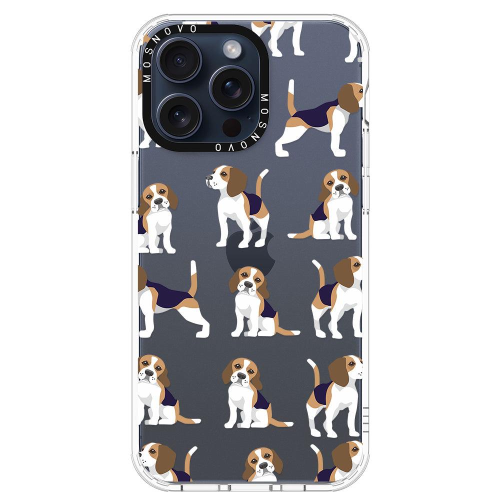 Cute Beagles Phone Case - iPhone 15 Pro Max Case - MOSNOVO