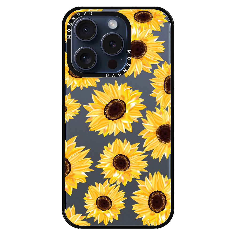 Sunflowers Phone Case - iPhone 15 Pro Case - MOSNOVO