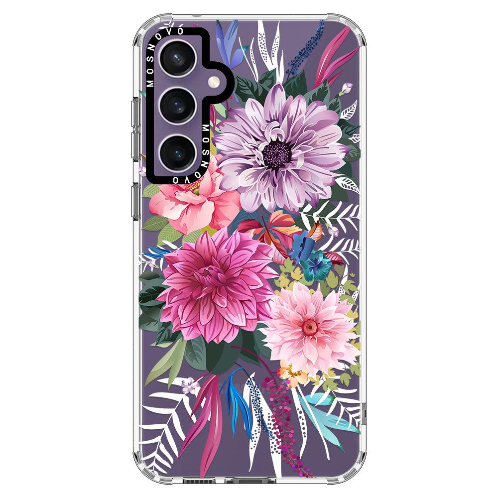 Dahlia Bloom Phone Case - Samsung Galaxy S23 FE Case