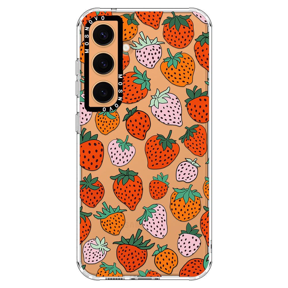 Cute Strawberry Phone Case - Samsung Galaxy S24 Plus Case - MOSNOVO