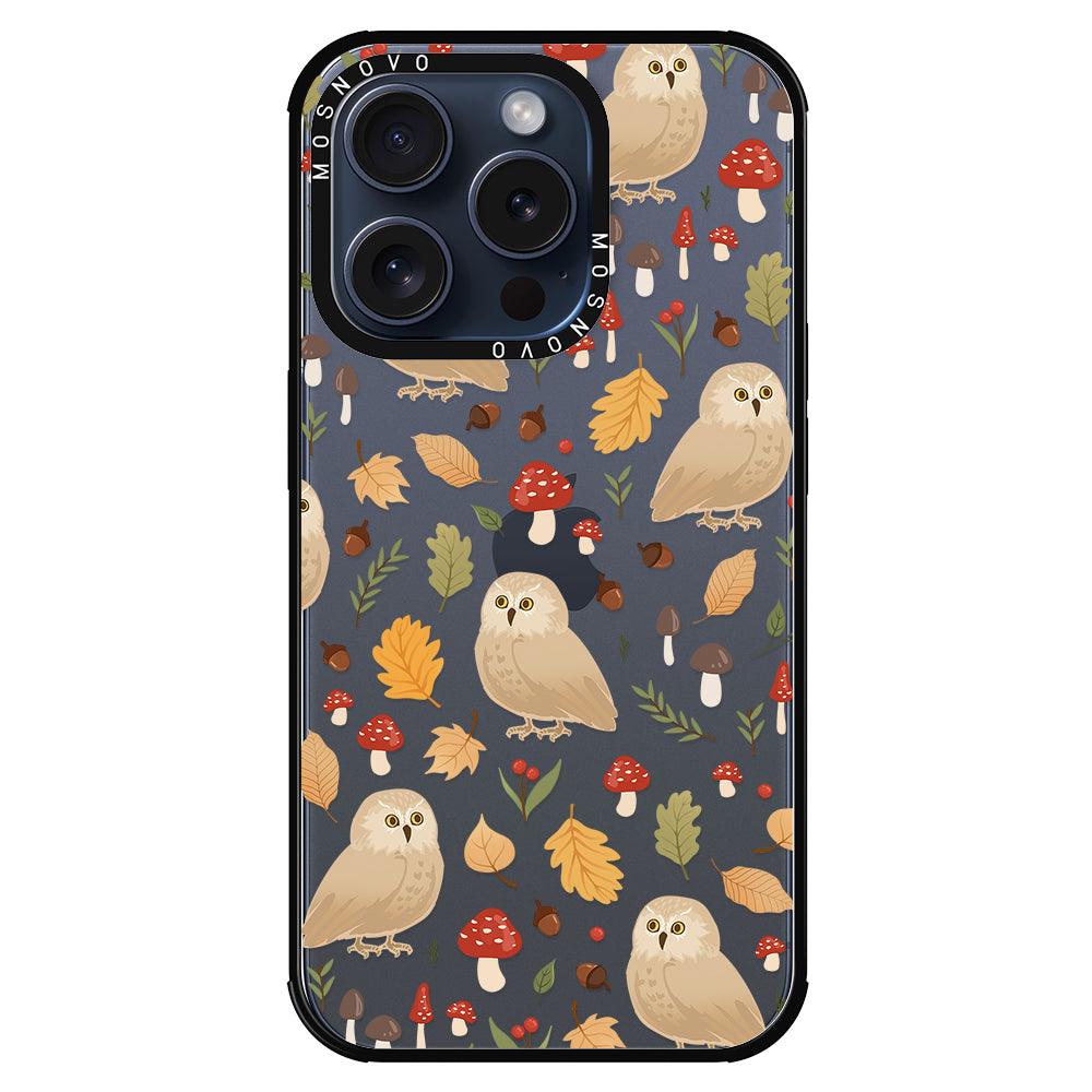 Autumn Owl Phone Case - iPhone 15 Pro Case - MOSNOVO