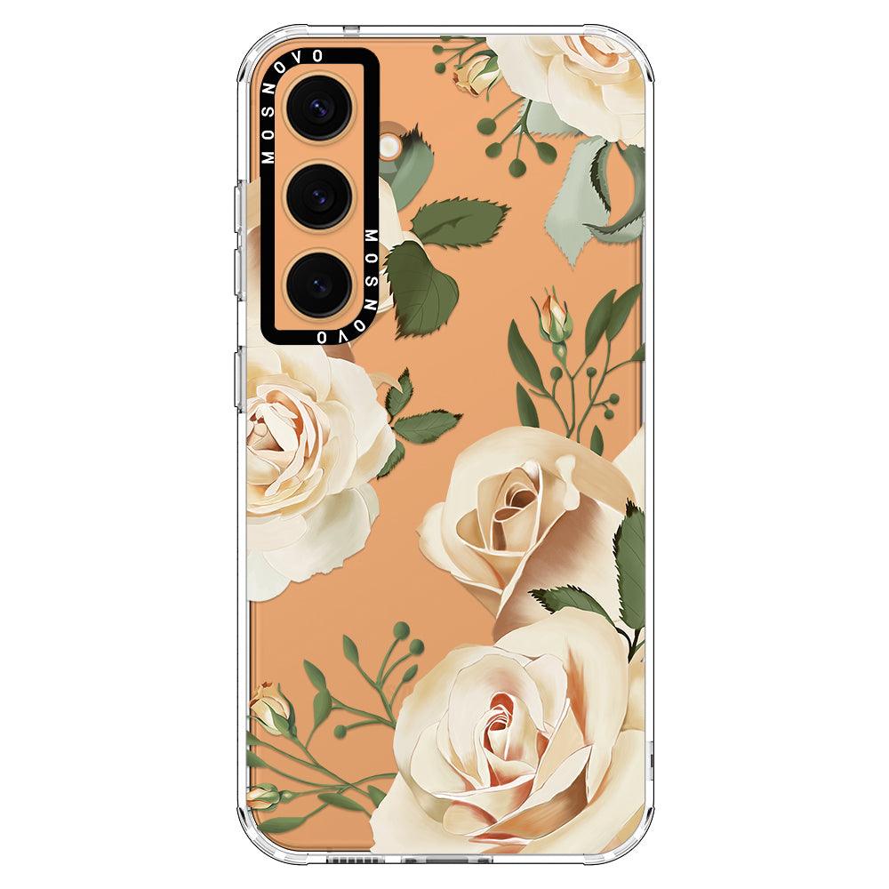 Champagne Rose Phone Case - Samsung Galaxy S24 Case - MOSNOVO