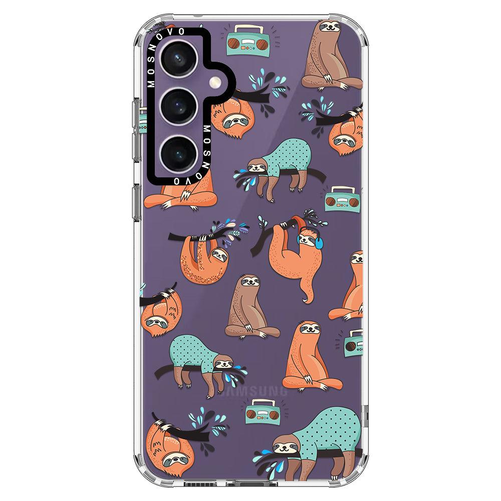 Musical Sloth Phone Case - Samsung Galaxy S23 FE Case