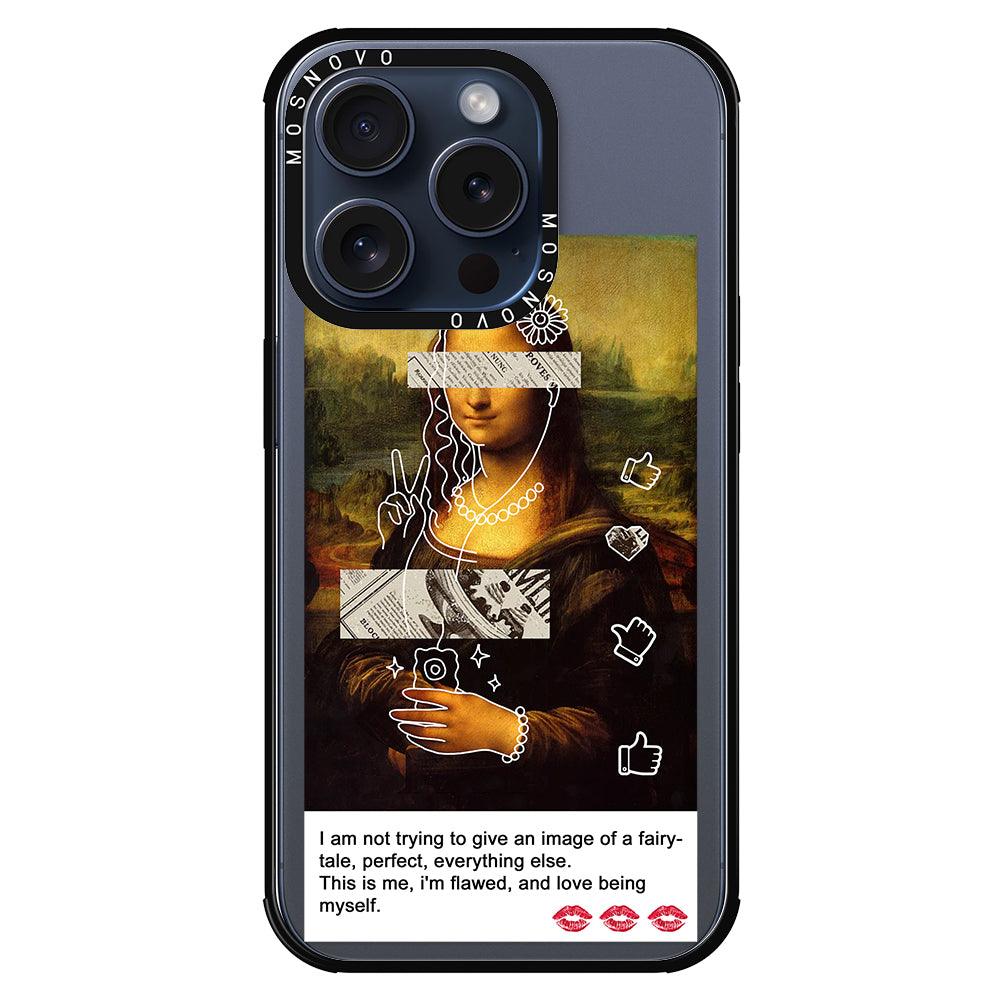 Selfie Artwork Phone Case - iPhone 15 Pro Case - MOSNOVO