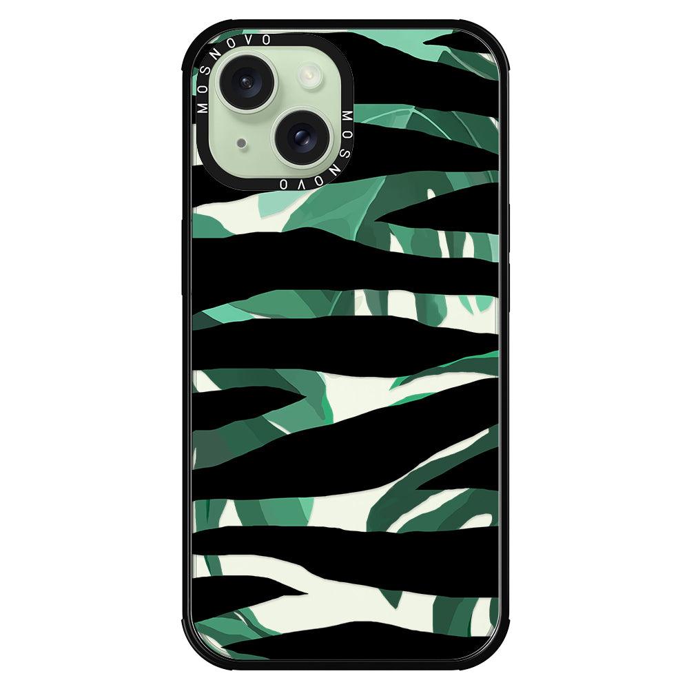 Wild Zebra Phone Case - iPhone 15 Plus Case - MOSNOVO