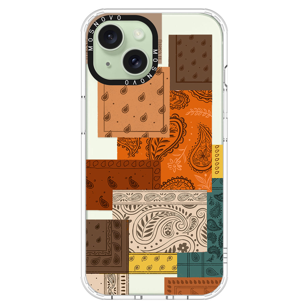 Vintage Paisley Phone Case - iPhone 15 Plus Case - MOSNOVO