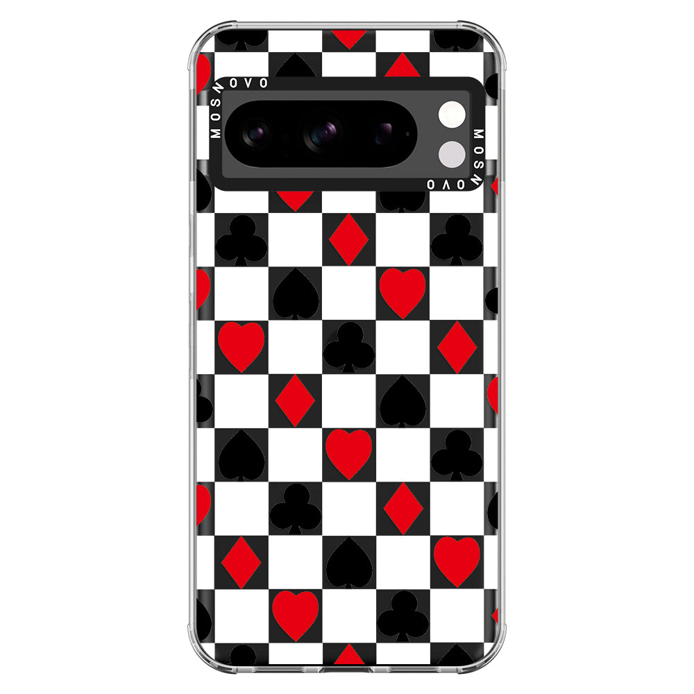 Checker Poker Phone Case - Google Pixel 8 Pro Case - MOSNOVO