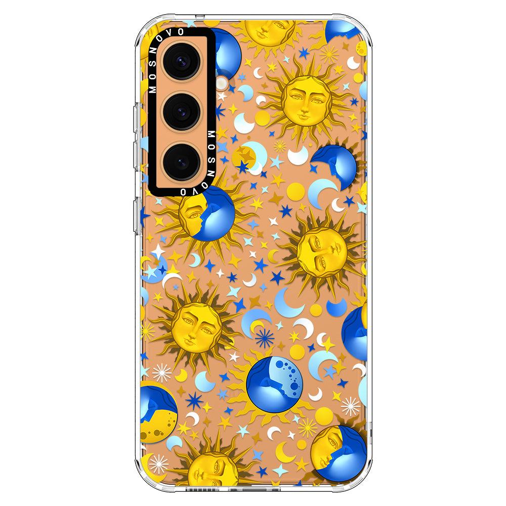 Celestial Sun Moon Phone Case - Samsung Galaxy S24 Plus Case - MOSNOVO