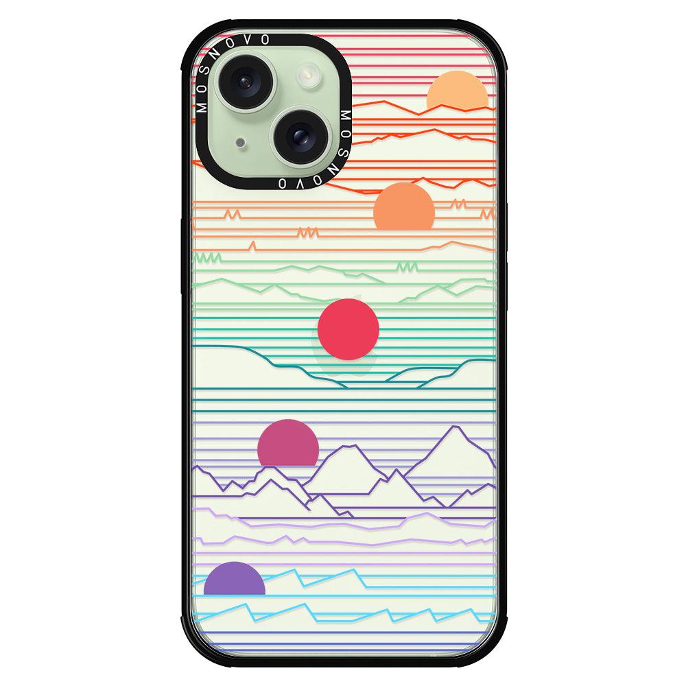 Sunset Phone Case - iPhone 15 Plus Case - MOSNOVO