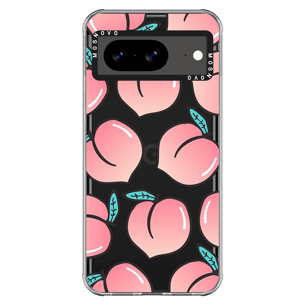 Cute Peach Phone Case - Google Pixel 8 Case - MOSNOVO