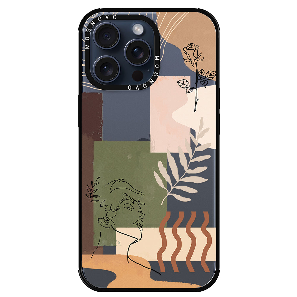 Modern Art Phone Case - iPhone 15 Pro Max Case - MOSNOVO