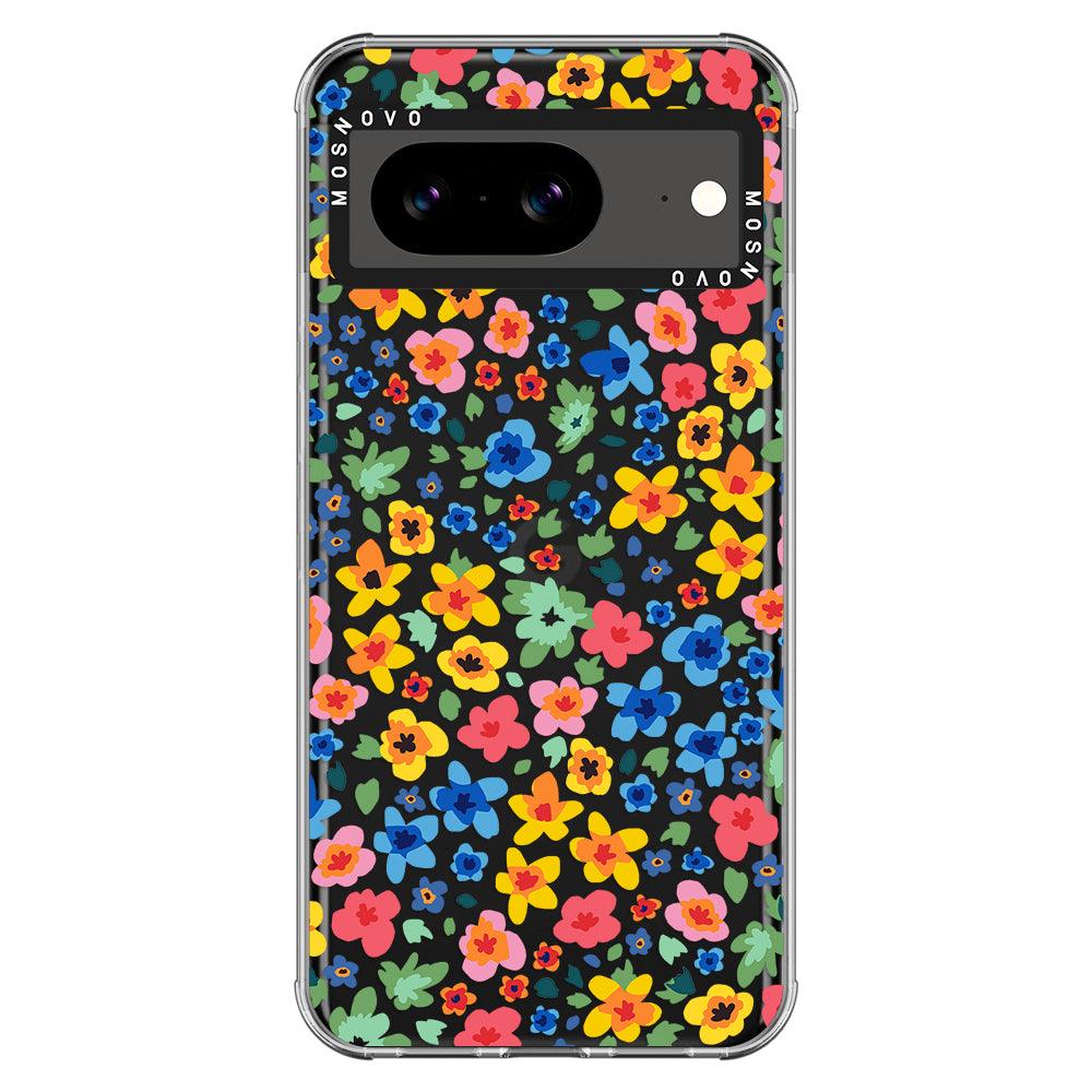 Lovely Floral Flower Phone Case - Google Pixel 8 Case - MOSNOVO