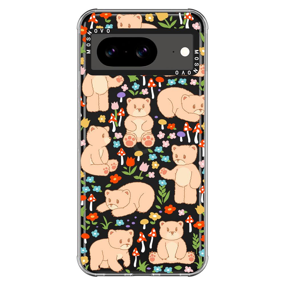 Cute Bear Phone Case - Google Pixel 8 Case - MOSNOVO