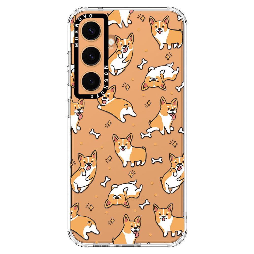 Cute Corgi Phone Case - Samsung Galaxy S24 Plus Case - MOSNOVO