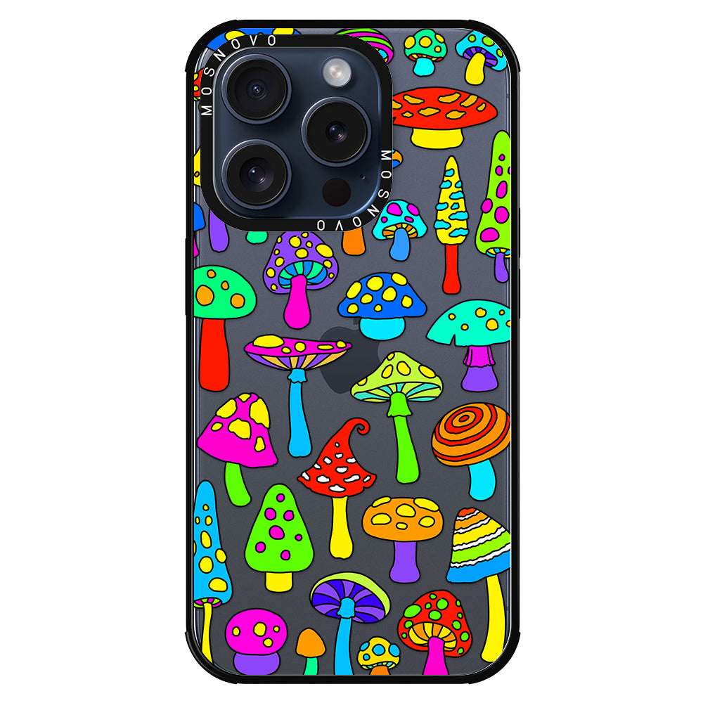 Cute Mushroom Phone Case - iPhone 15 Pro Case - MOSNOVO