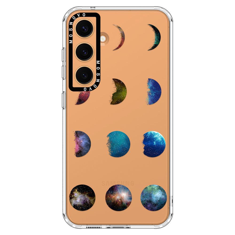 Moon Phase Phone Case - Samsung Galaxy S24 Case - MOSNOVO