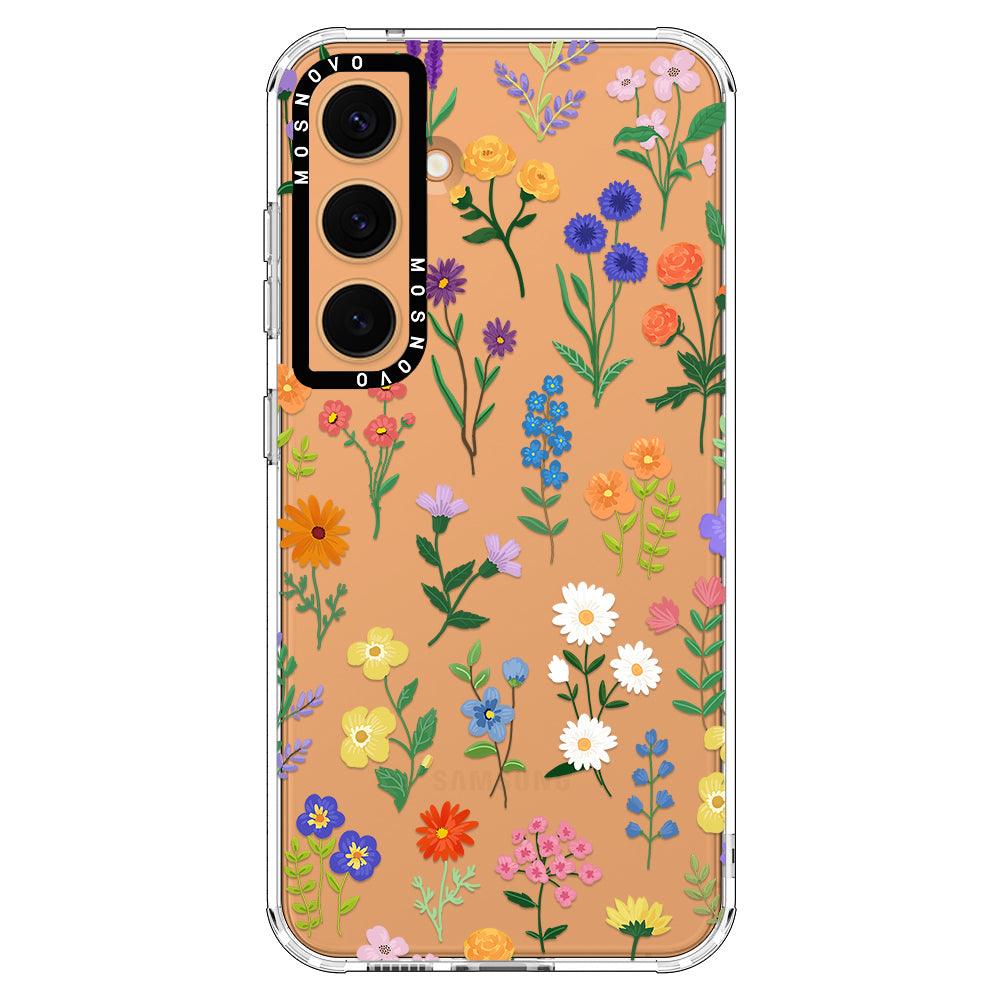 Botanical Floral Phone Case - Samsung Galaxy S24 Plus Case - MOSNOVO