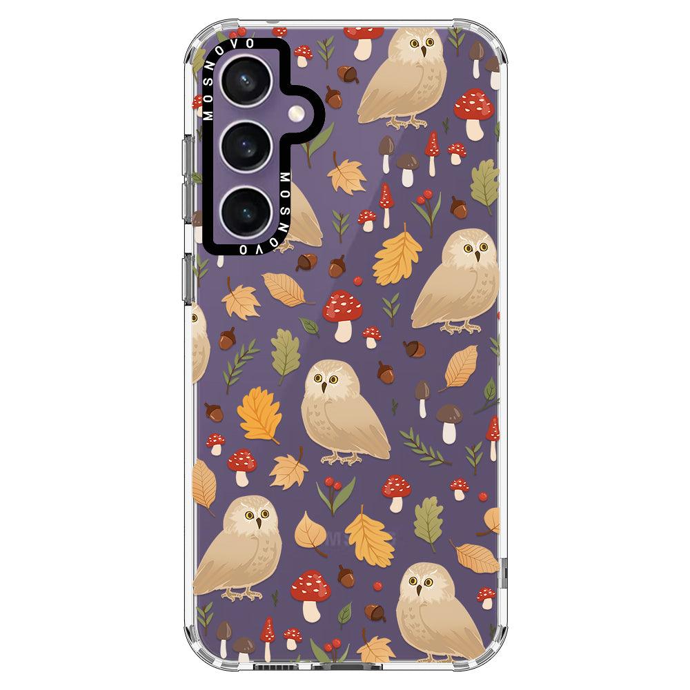 Autumn Owl Phone Case - Samsung Galaxy S23 FE Case