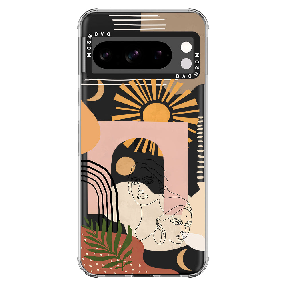 Modern Collage Art Phone Case - Google Pixel 8 Pro Case - MOSNOVO