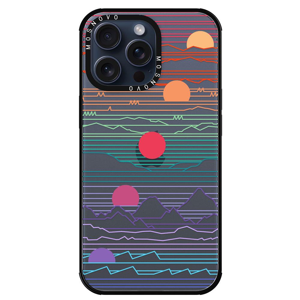 Sunset Phone Case - iPhone 15 Pro Max Case - MOSNOVO