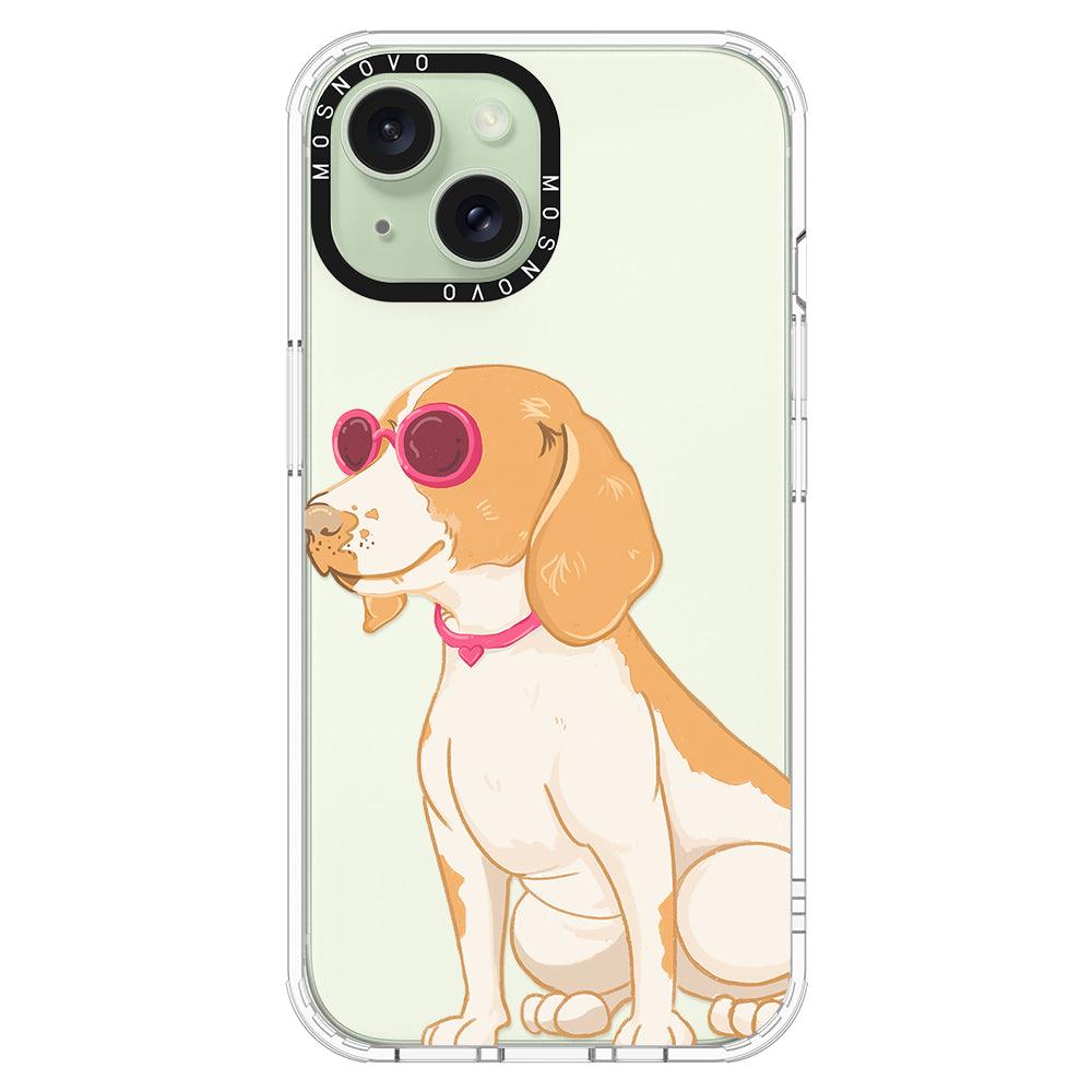 Cute Beagle Phone Case - iPhone 15 Case - MOSNOVO