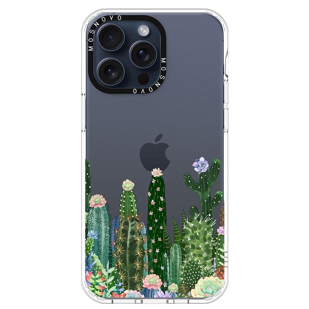 Desert Cactus Phone Case - iPhone 15 Pro Max Case - MOSNOVO