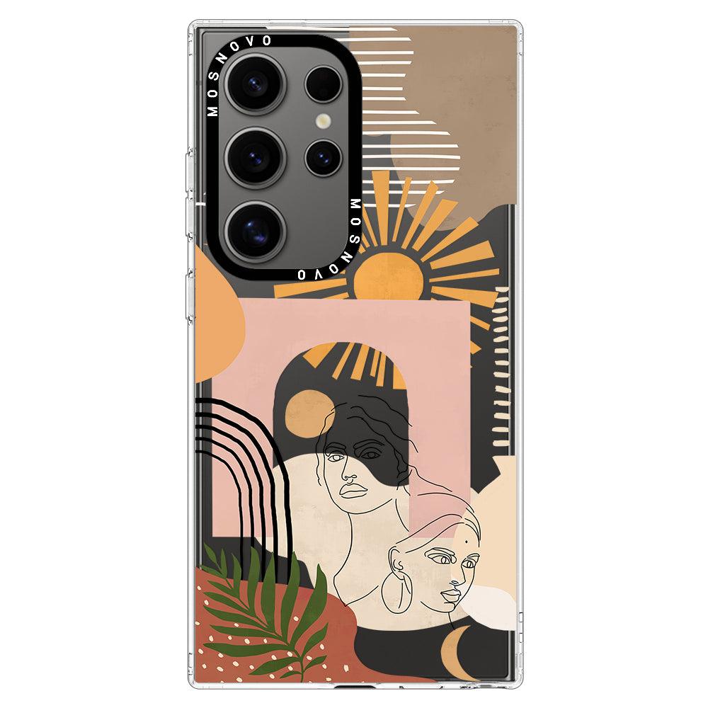 Modern Collage Art Phone Case - Samsung Galaxy S24 Ultra Case - MOSNOVO