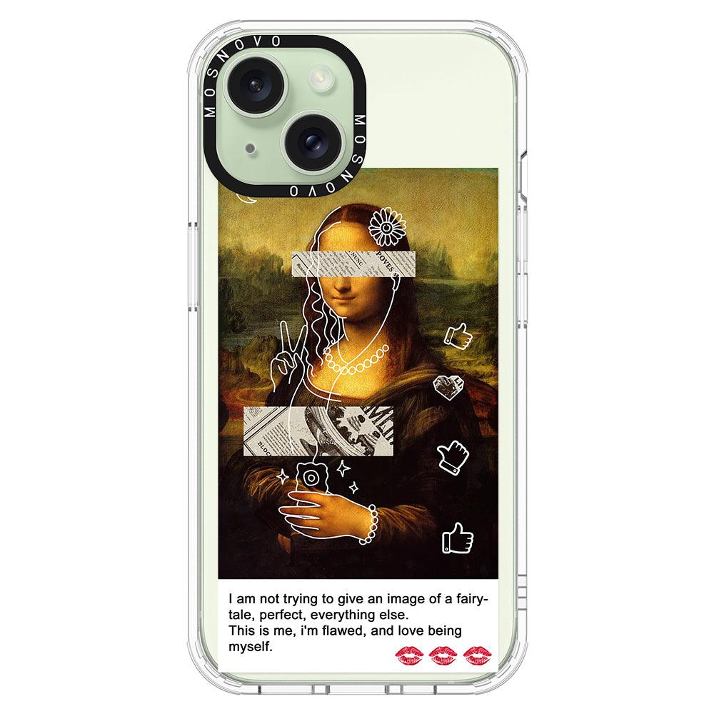 Selfie Artwork Phone Case - iPhone 15 Plus Case - MOSNOVO