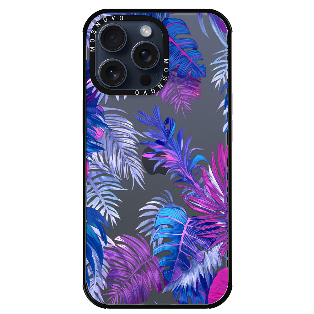 Fancy Palm Leaves Phone Case - iPhone 15 Pro Max Case - MOSNOVO