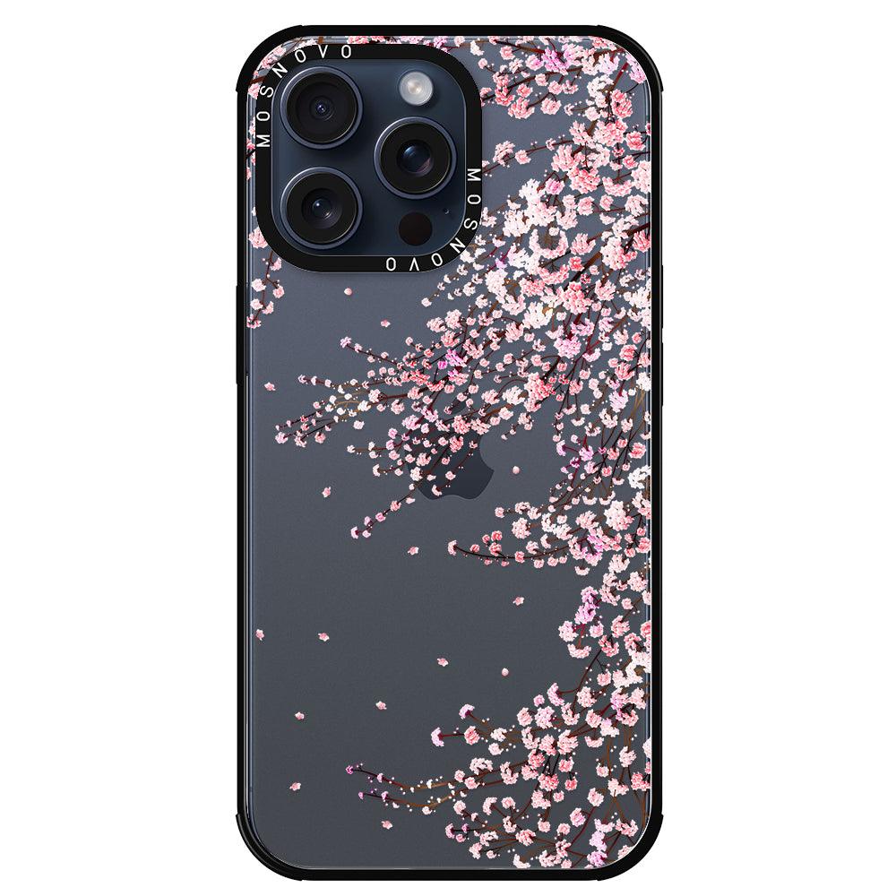 Cherry Blossom Phone Case - iPhone 15 Pro Max Case - MOSNOVO