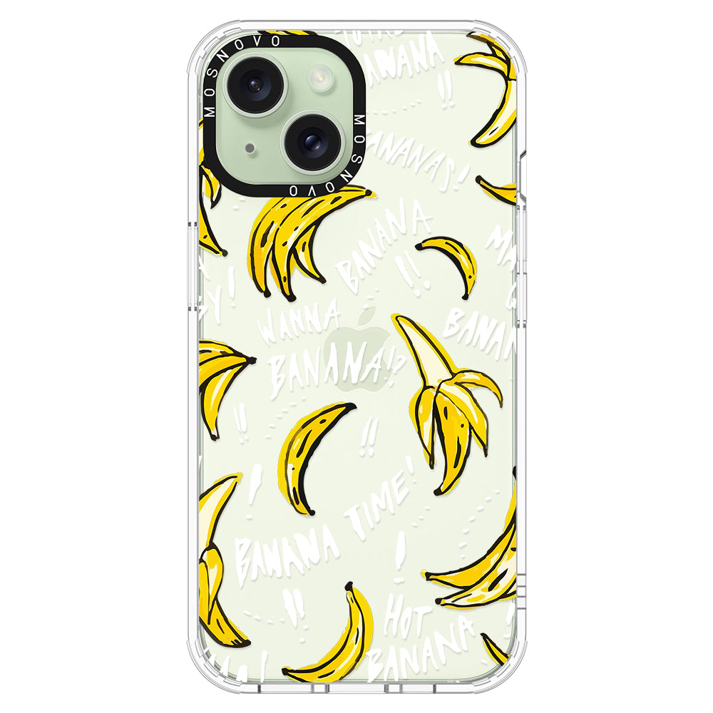 Banana Banana Phone Case - iPhone 15 Plus Case - MOSNOVO