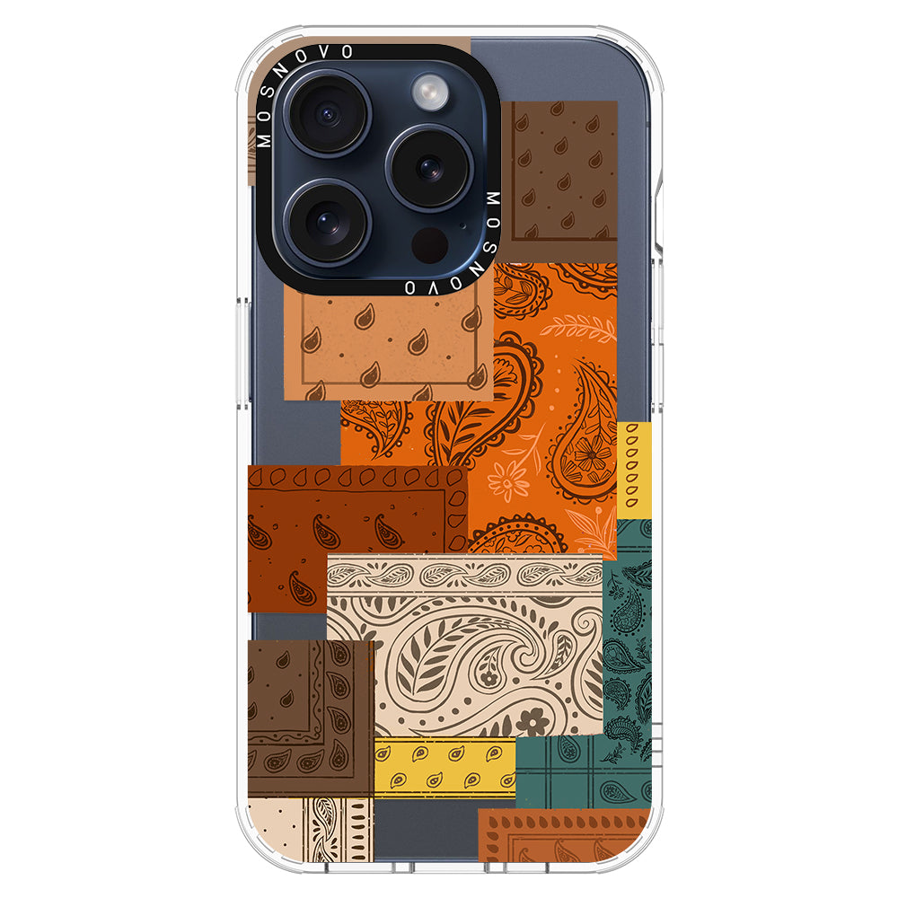 Vintage Paisley Phone Case - iPhone 15 Pro Case - MOSNOVO