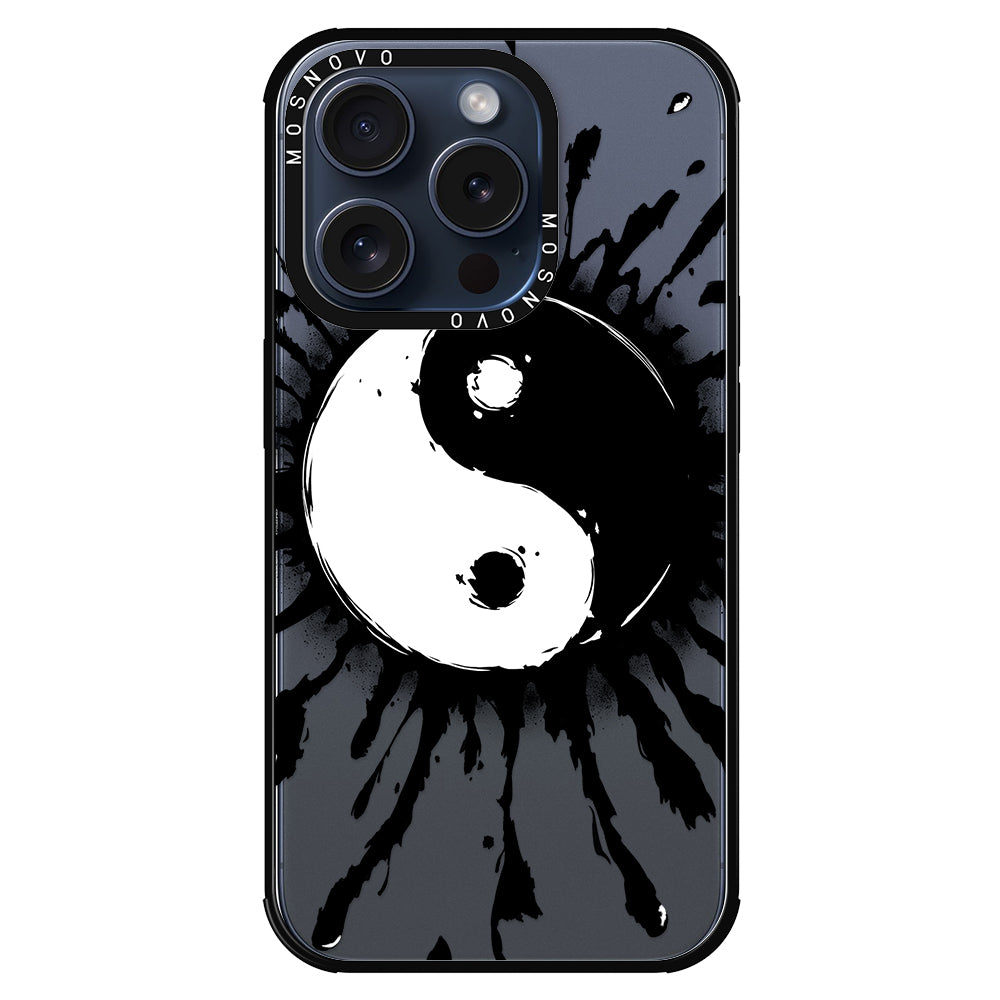 Ying Yang Phone Case - iPhone 15 Pro Case - MOSNOVO