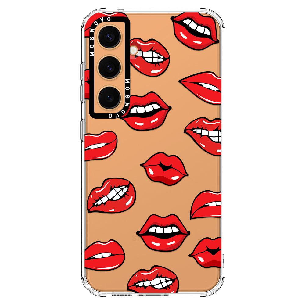 Hot Lips Phone Case - Samsung Galaxy S24 Plus Case - MOSNOVO