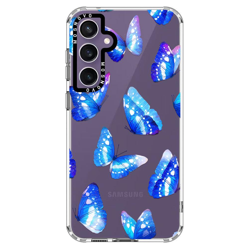 Blue Butterflies Phone Case - Samsung Galaxy S23 FE Case