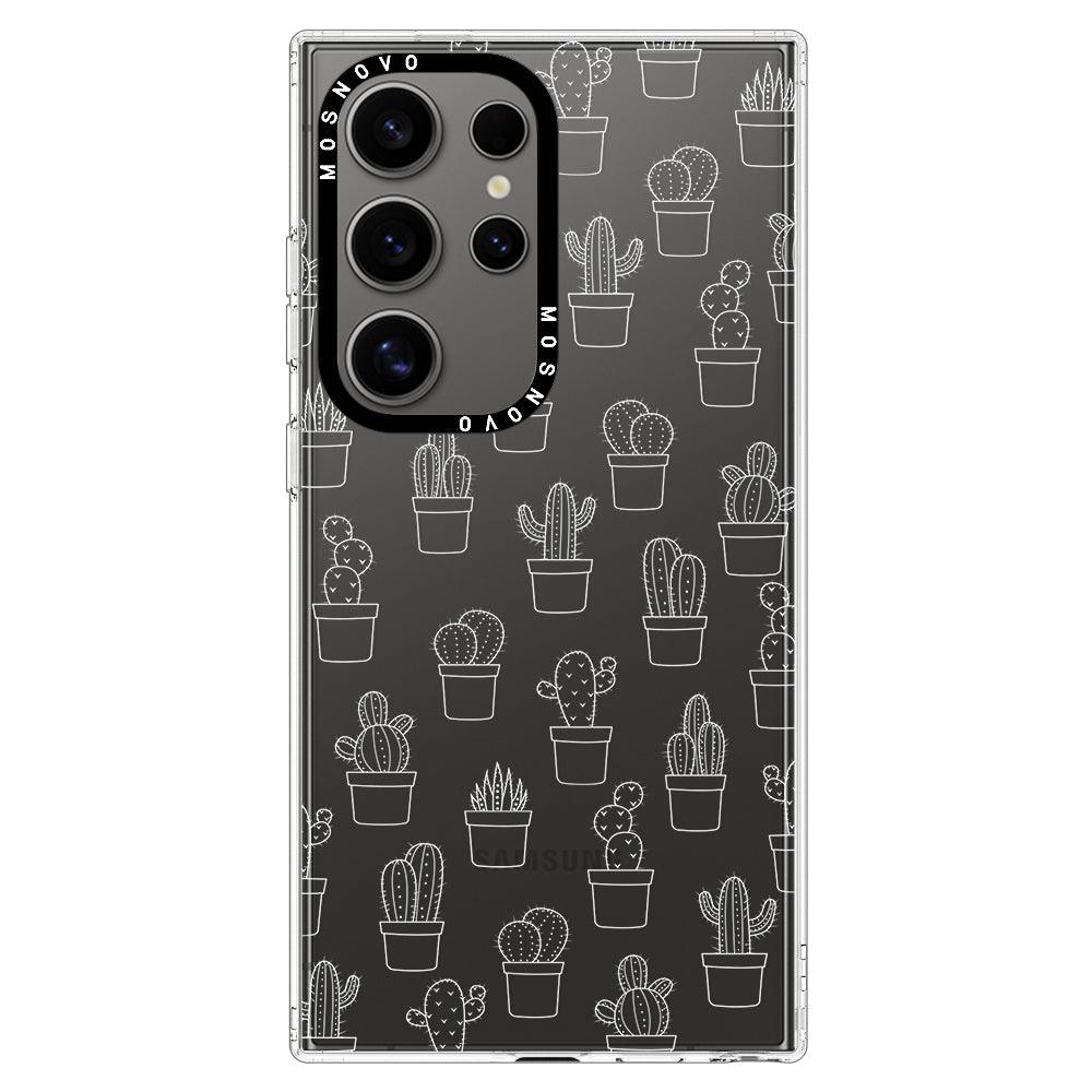 Little Potted Cactus Phone Case - Samsung Galaxy S24 Ultra Case - MOSNOVO